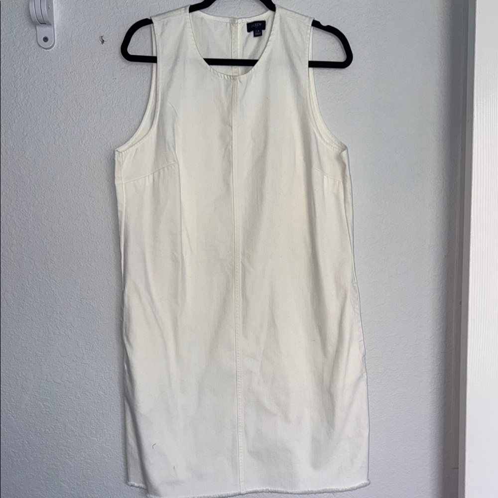 J. Crew Women’s Sleeveless White Dress